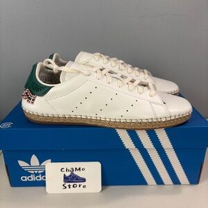 Adidas Clot Stan Smith Espadrille Beaded Shoes White JR9373 Men woman’s